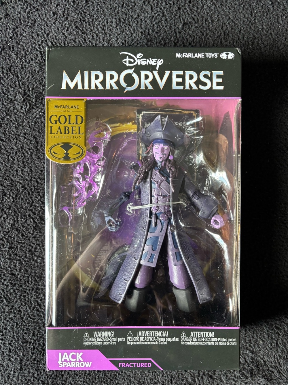Disney Mirrorverse Fractured Jack Sparrow Action Figure - Purple & Pink Accents